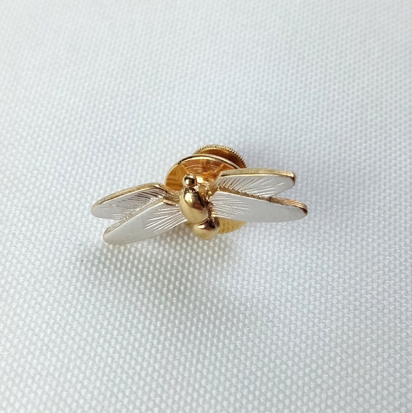 Vintage Avon Mini Dragonfly Tac Pin Brooch - Picture 4 of 5